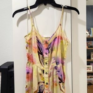 Nwt yellow and purple summer dress